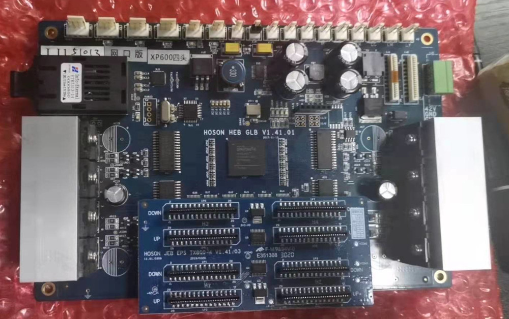 Kit XP600 For Upgrading Chinese Inkjet Printer with 4 XP600 Printheads (Roll To Roll Style)