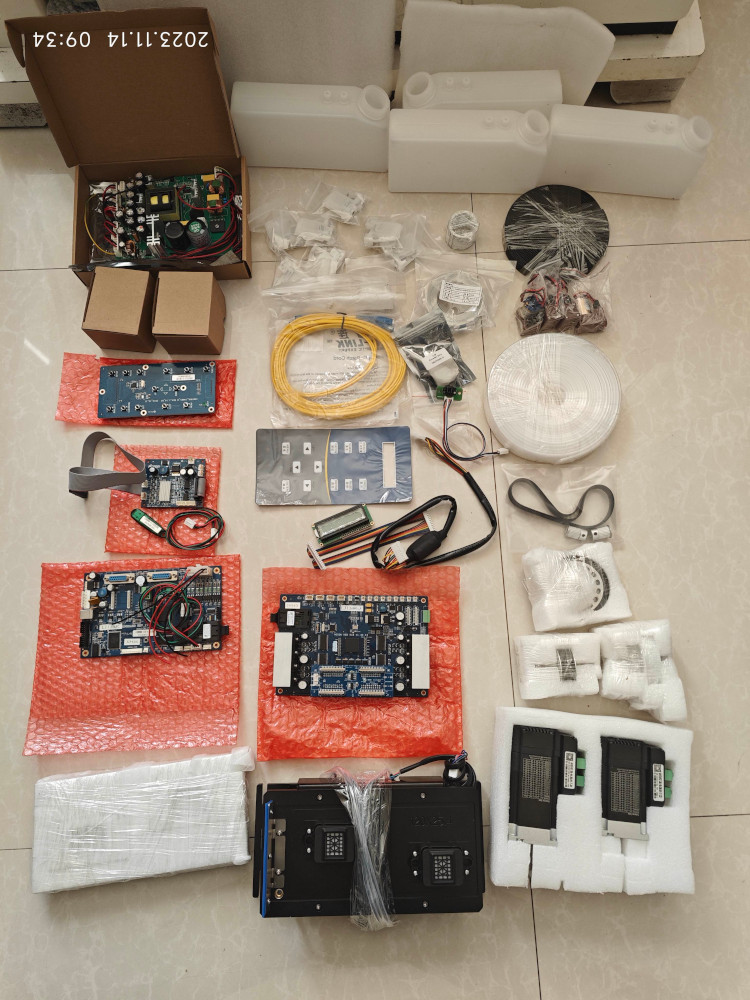 Kit XP600 For Upgrading Chinese Inkjet Printer With 2 XP600 Printheads (Roll To Roll Style)