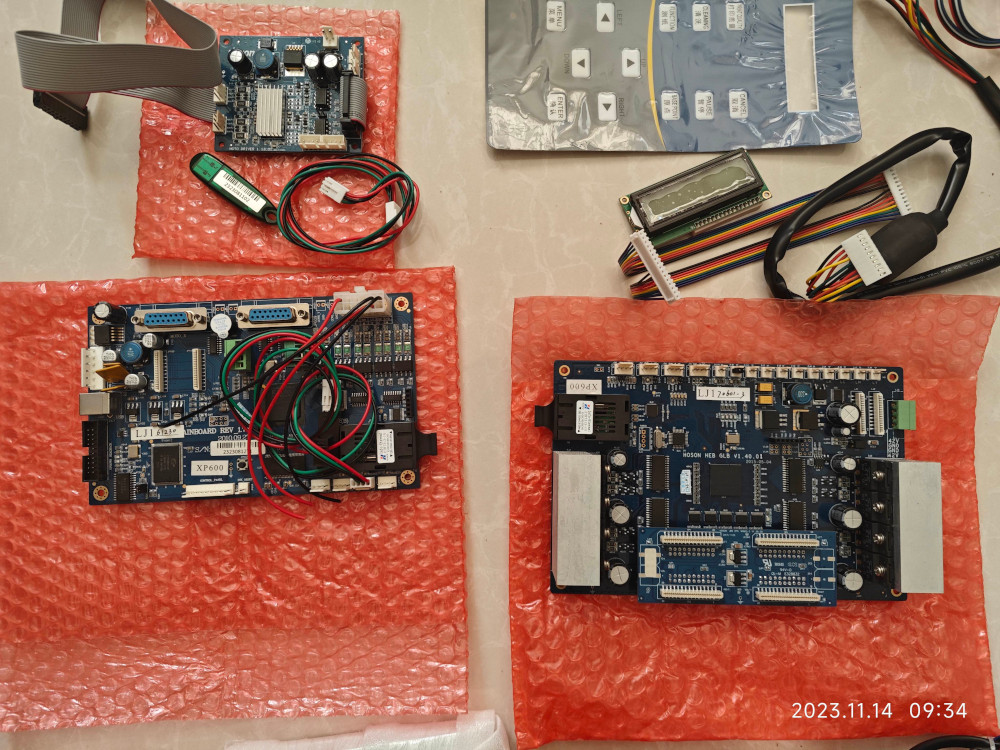 Kit XP600 For Upgrading Chinese Inkjet Printer With 2 XP600 Printheads (Roll To Roll Style)