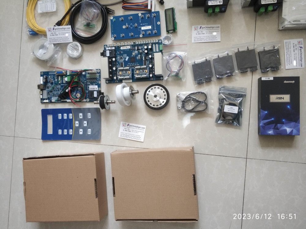 Kit I3200 UV For Upgrading Chinese Inkjet Printer With 2 I3200 Printheads (Roll To Roll Style)