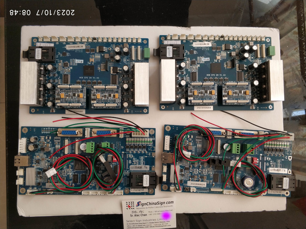 Kit I3200 UV For Upgrading Chinese Inkjet Printer With 2 I3200 Printheads (Roll To Roll Style)