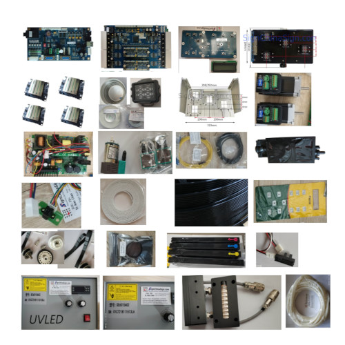 Kit i3200 UV for Upgrading Chinese Inkjet Printer with 4 pieces i3200 printheads(roll to roll style)