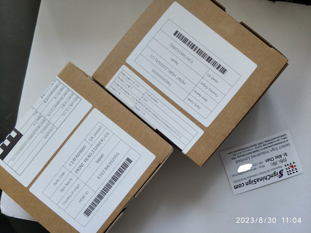 Epson i3200-U1 Printheads UV Version for Audley Inkjet Printers