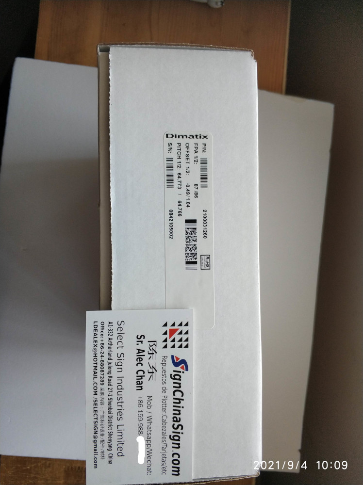 Spectra Polaris PQ512 15pl for Flora Inkjet Printer Spectra Polaris PQ512 15pl for Flora Inkjet Printer