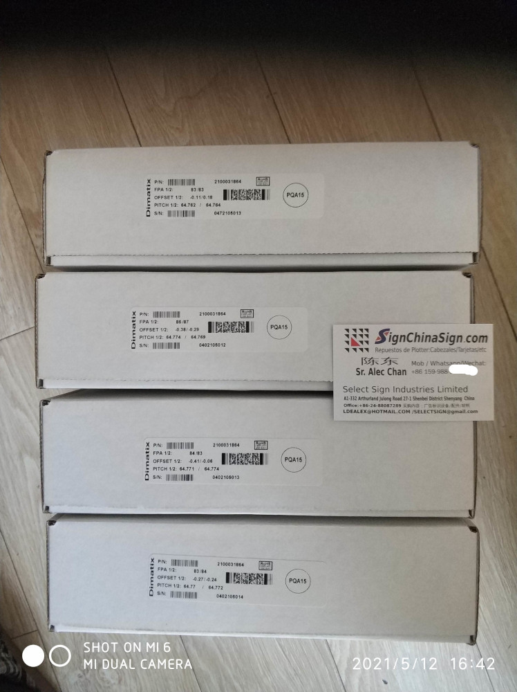 Spectra Polaris PQ512 15pl for Witcolor Inkjet Printers