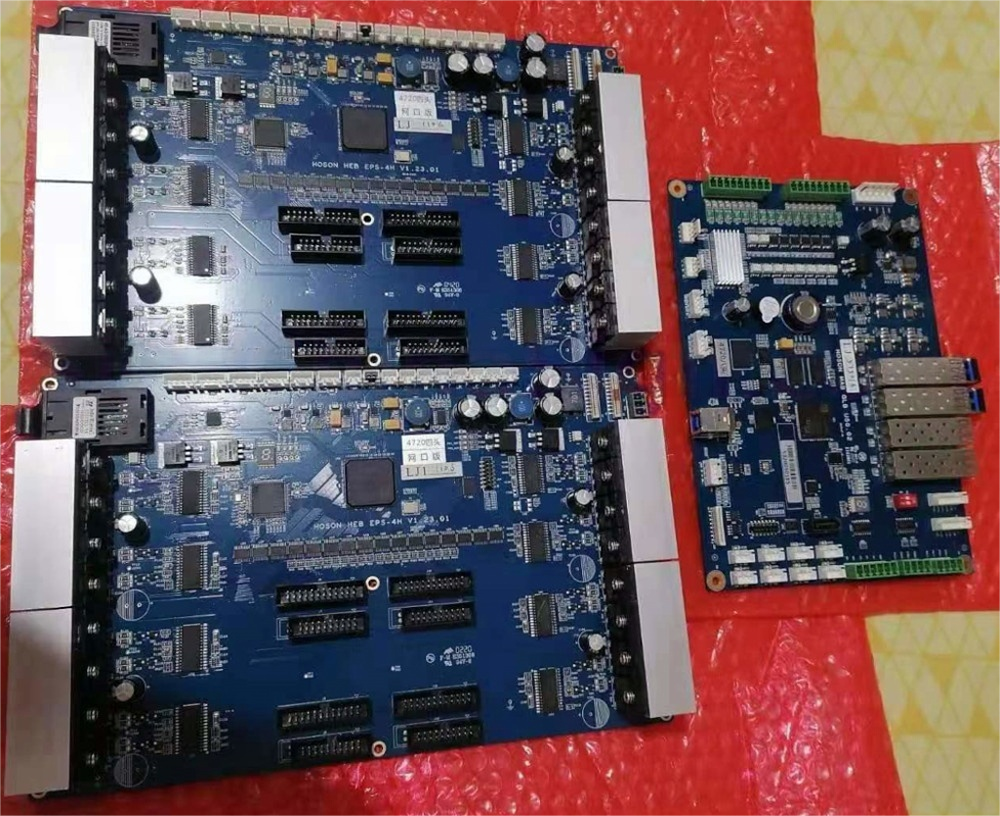 Kit I3200 For Upgrading Chinese Inkjet Printer With 6 Pieces I3200 Printheads (Roll To Roll Style)