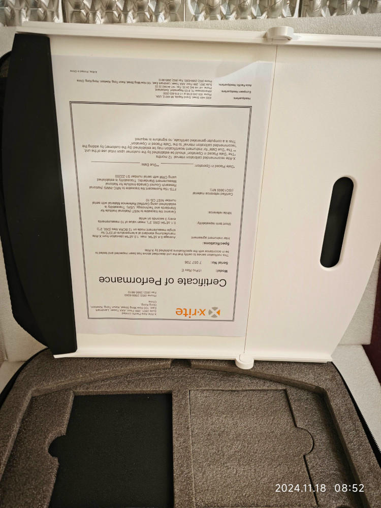 Spectrophotometer EFI Xrite ES-2000