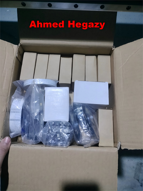 Ahmed Hegazy from Egypt received our package of Spare parts for Inkjet Printers on 15 Dec 2025